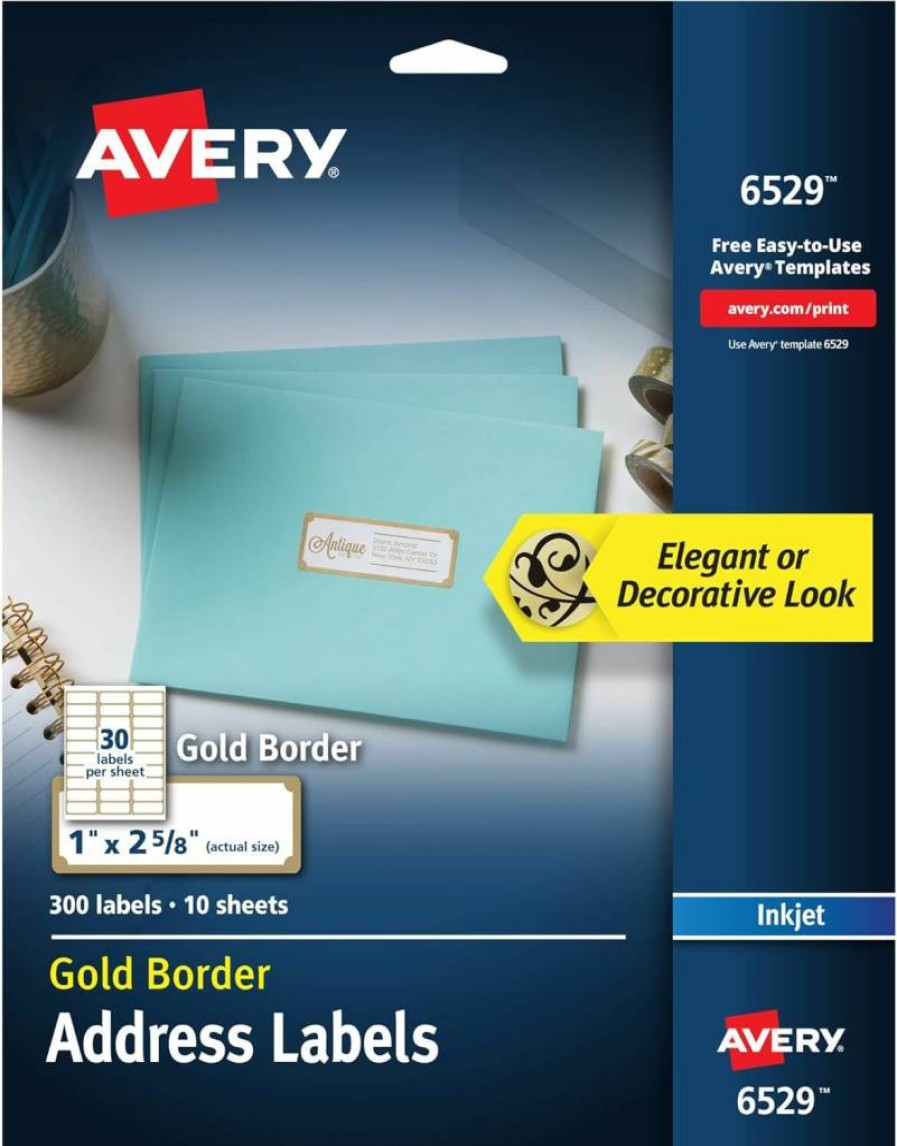 AVERY 2 Inch 3-Ring Binder with Slant Rings, Durable Blue Binders, 4-Pack (05624)