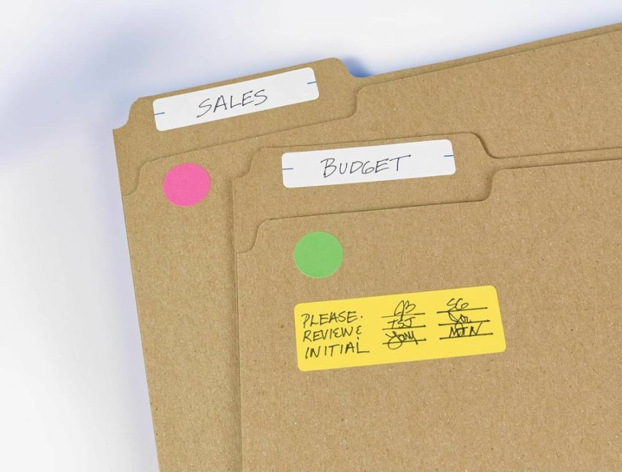 AVERY Removable Color-Coding Labels, 10 Assorted Color Packs, 720 Adhesive Stickers Total (06722) for Organization & Filing