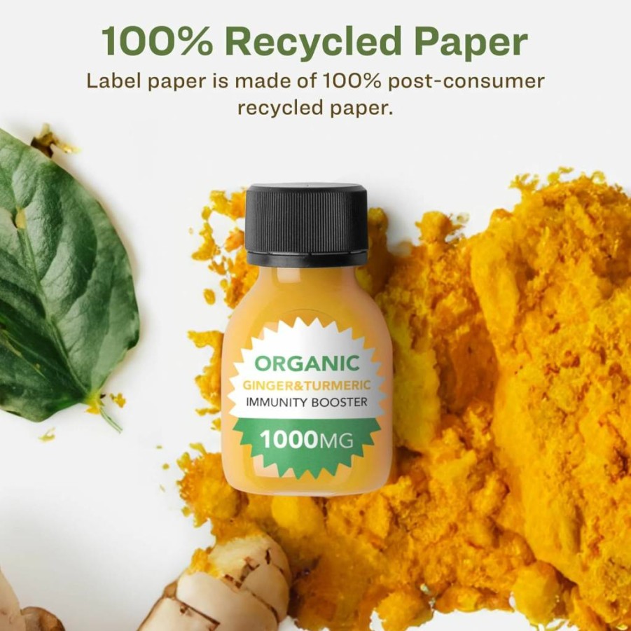Avery 1" Recycled Matte White Eco-Friendly Labels, Print-To-The-Edge, Permanent Adhesive, Laser/Inkjet Compatible, 480-Pack