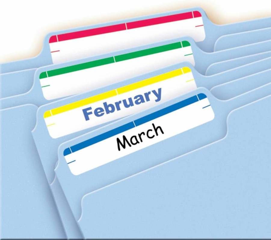 AVERY 5215 File Folder Labels - 4" x 6" Easy Peel Sheets, 252 Assorted Labels (2/3" x 3-7/16"), Printable & Handwrite, Multipurpose Organization