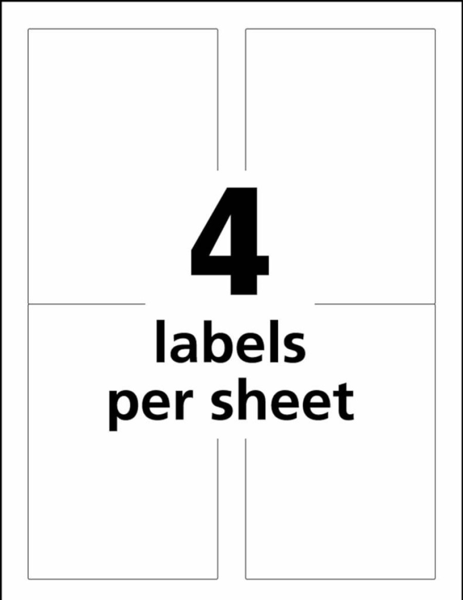 AVERY Ultra Duty GHS Chemical Labels 3.5" x 5" - Waterproof, UV Resistant for Inkjet Printers, Industrial Strength Adhesive (60523)