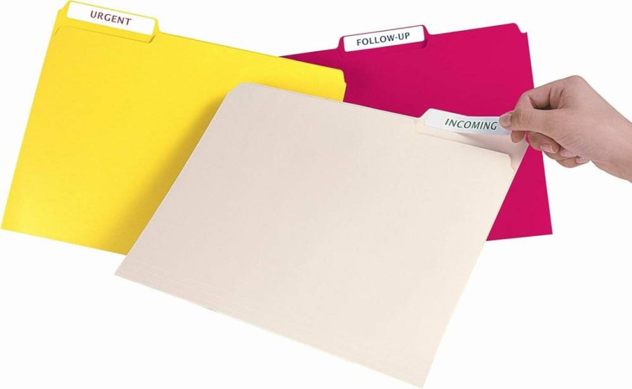 Avery 8066 Removable File Folder Labels, 2/3" x 3-7/16", White, 750 Printable Labels with Sure Feed Technology