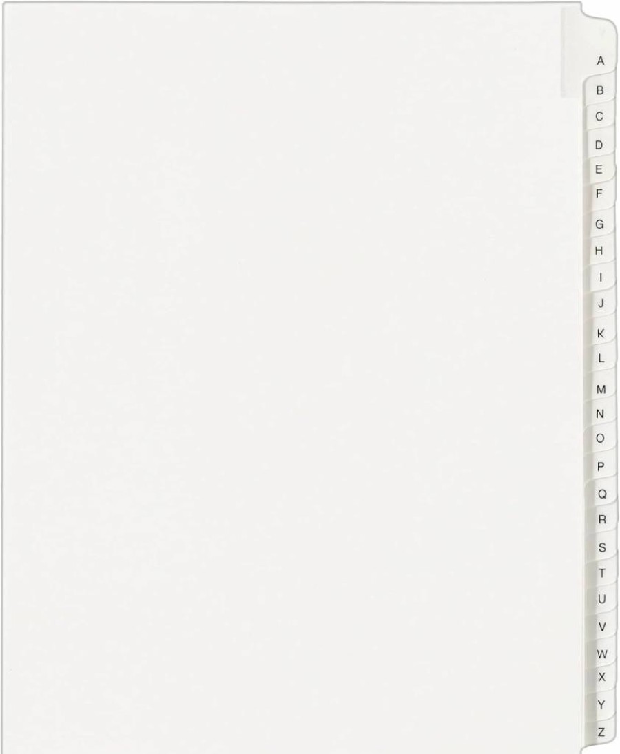 Avery 31700 Legal Exhibit Dividers, 25-Tab Set for 3-Ring Binders, Allstate Style, 5-Pack Binder Organizer Dividers