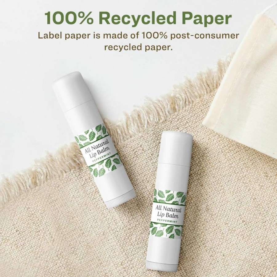 Avery Recycled Matte White Square Labels 3/4" x 3/4" - Eco-Friendly, Print-to-Edge, Permanent Adhesive, Laser/Inkjet Printable, 800 Labels Pack