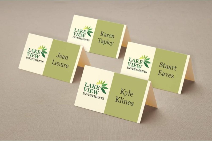 AVERY 5302 Printable Tent Cards, 2" x 3.5" White Blank Place Cards, 160-Pack for Laser & Inkjet Printers, Sure Feed Technology