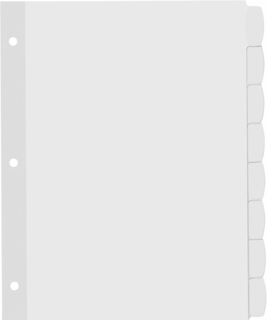 Avery 14435 Big Tab Printable White Dividers, 8 Tabs 20 Sets, Easy Peel Labels for Organization