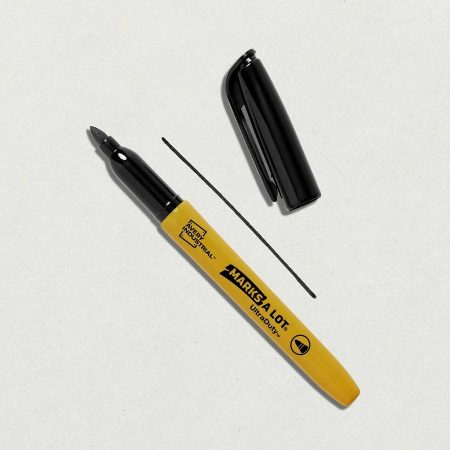 Avery Marks-A-Lot Ultraduty Permanent Markers - Industrial-Strength, Fade-Resistant, Quick-Drying Ink for Tough Surfaces