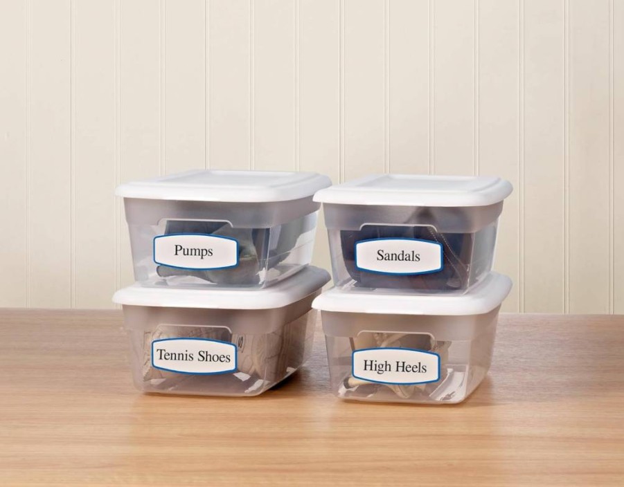 Avery Removable Multi-Use Labels with Blue Border, 3.75 x 1.625 Inches, 15-Pack (41445) for Organizing and Decorating