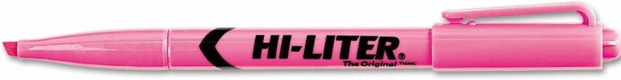 AVERY Chisel Tip Fluorescent Pink Highlighter Pen - Bright, Durable Markers for Office & Study (Ave23592)