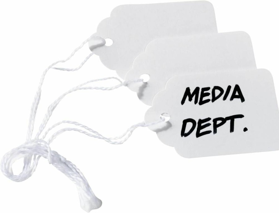 Avery 12201 White Marking Tags, 2.75" x 1.69", Medium-Weight, 1000-Pack (Box of 1000)