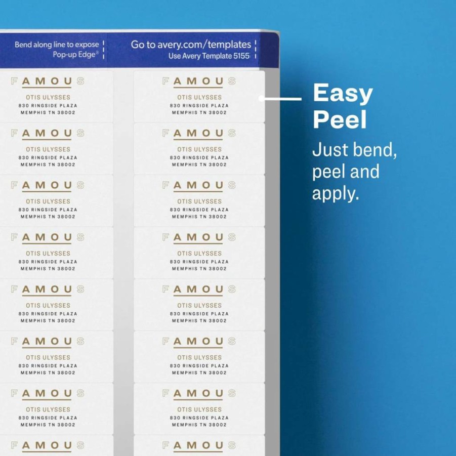 AVERY 15663 Printable Shipping Labels 2