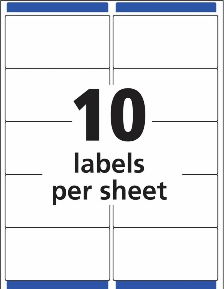 AVERY 15663 Printable Shipping Labels 2