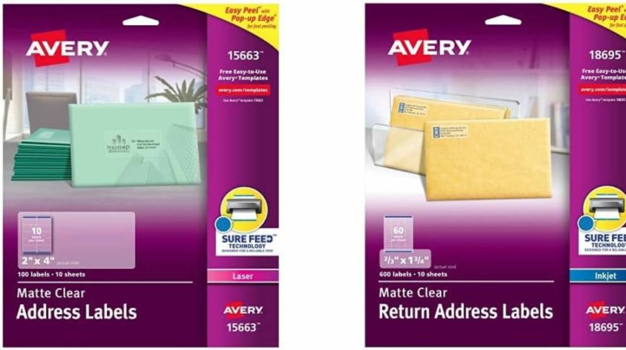 AVERY 15663 Printable Shipping Labels 2