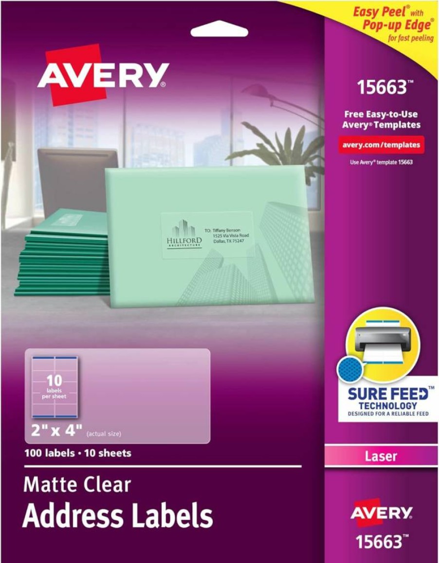 AVERY 15663 Printable Shipping Labels 2