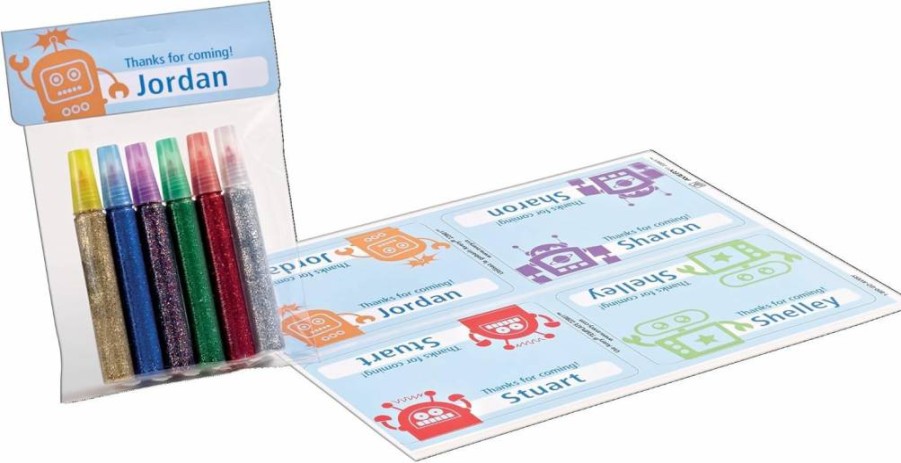 AVERY Printable Bag Toppers with Bags, 1.75" x 5" Size, Pack of 40 for Laser & Inkjet Printers (22801)