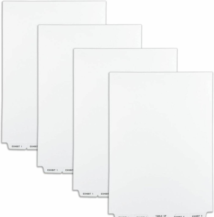 AVERY Legal Exhibit Binder Dividers, Preprinted 1-25 with Table of Contents, Letter Size Unpunched, 4 Sets per Pack (11378)
