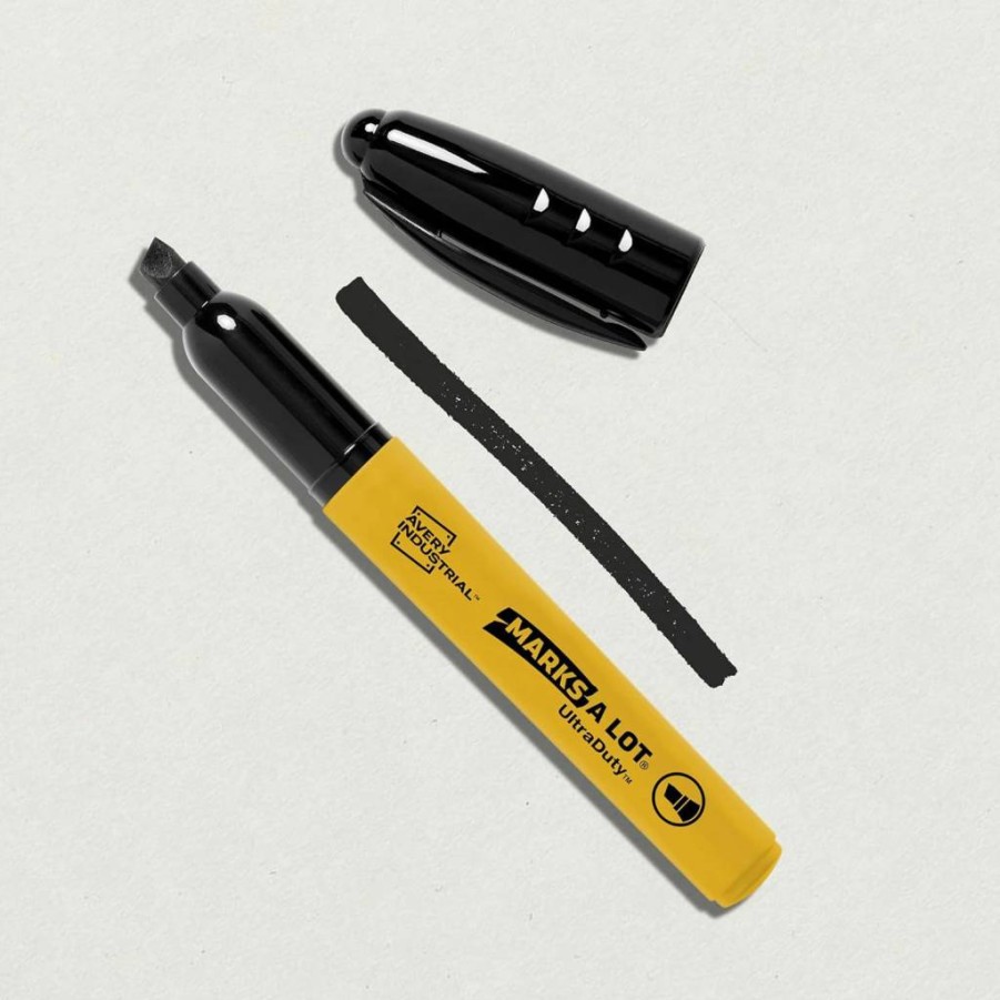 Marks-A-Lot Ultradry Permanent Markers - Industrial-Strength, Quick-Drying, Fade-Resistant for Professional Use